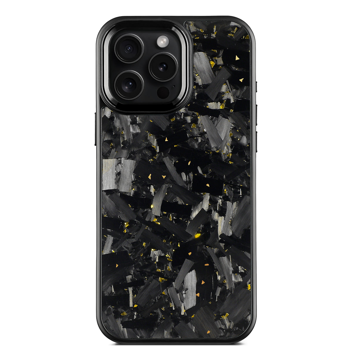 iPhone 17 Pro Max - Capa Carbono Forjado Macro EVO - Ouro