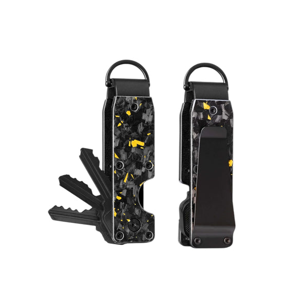 Keycase - Carbono Forjado - Ouro