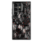 Samsung S25 Plus - Capa Carbono Forjado Macro EVO - Rubi