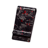 Money Clip - Carbono Forjado - Rubi