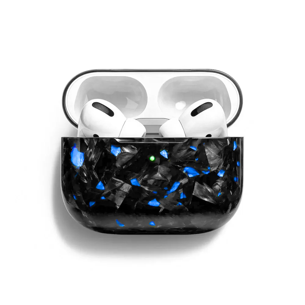 AirPods - Capa Carbono Forjado - Safira