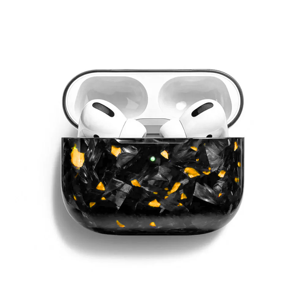 AirPods - Capa Carbono Forjado - Ouro