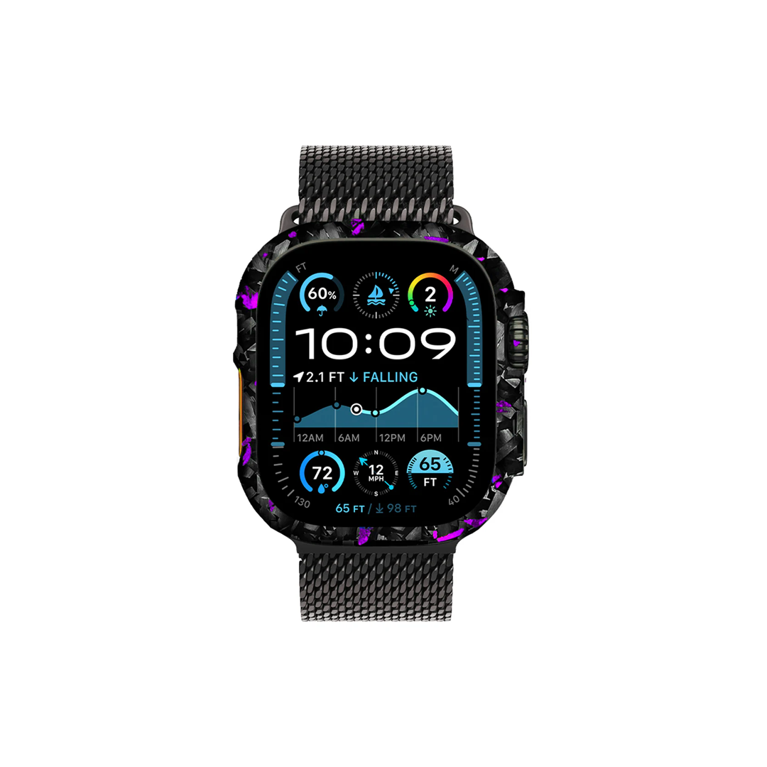 Apple Watch Ultra 1/2/3 (49MM) - Capa Carbono Forjado - Ametista