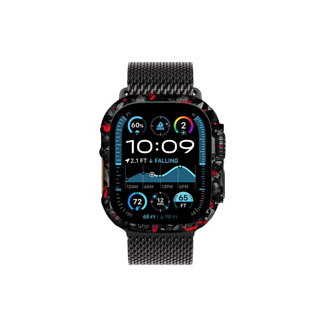 Apple Watch - Capa Carbono Forjado - Rubi