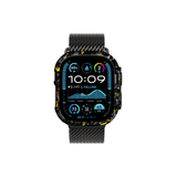 Apple Watch 10/11 (46MM) - Capa Carbono Forjado - Ouro