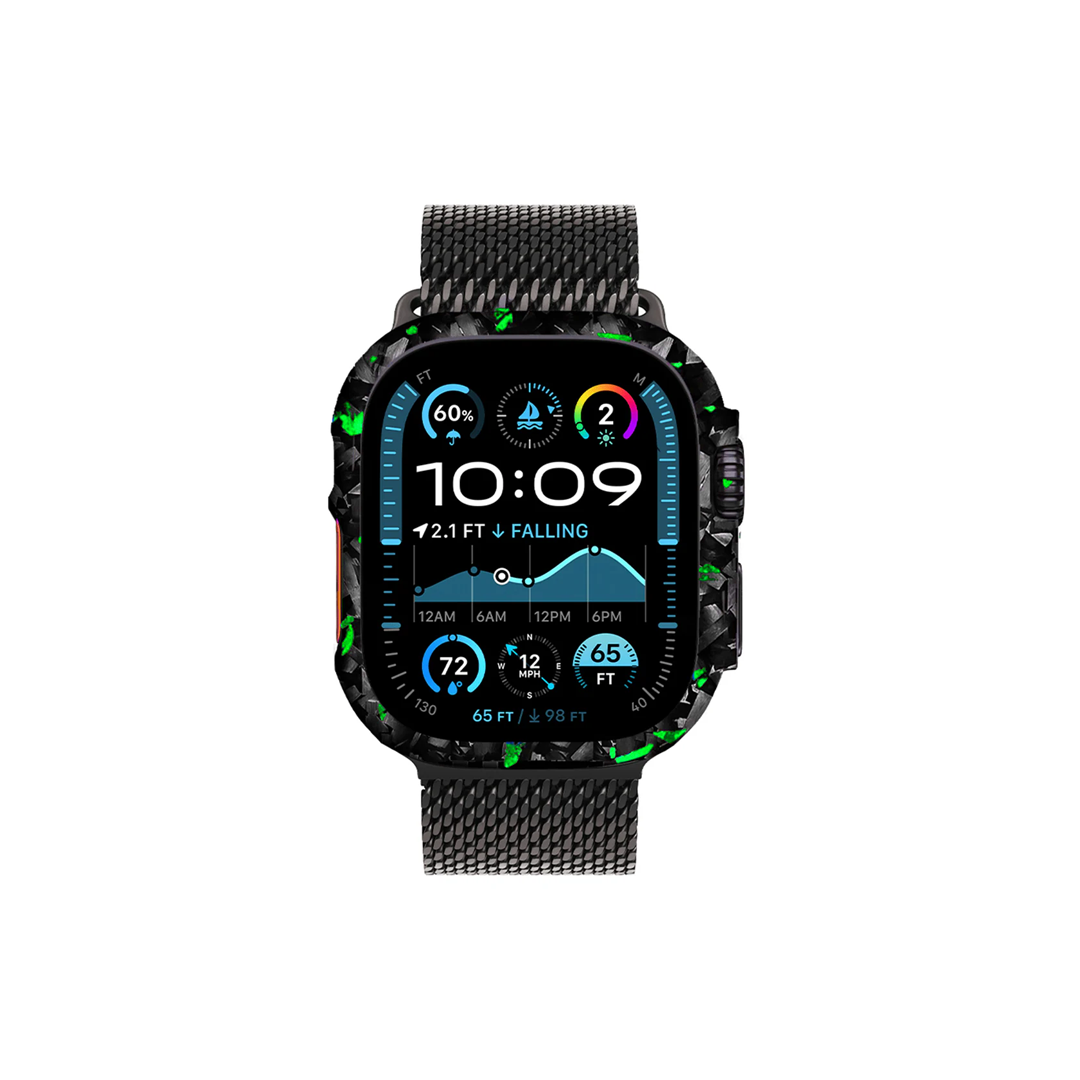 Apple Watch - Capa Carbono Forjado - Esmeralda