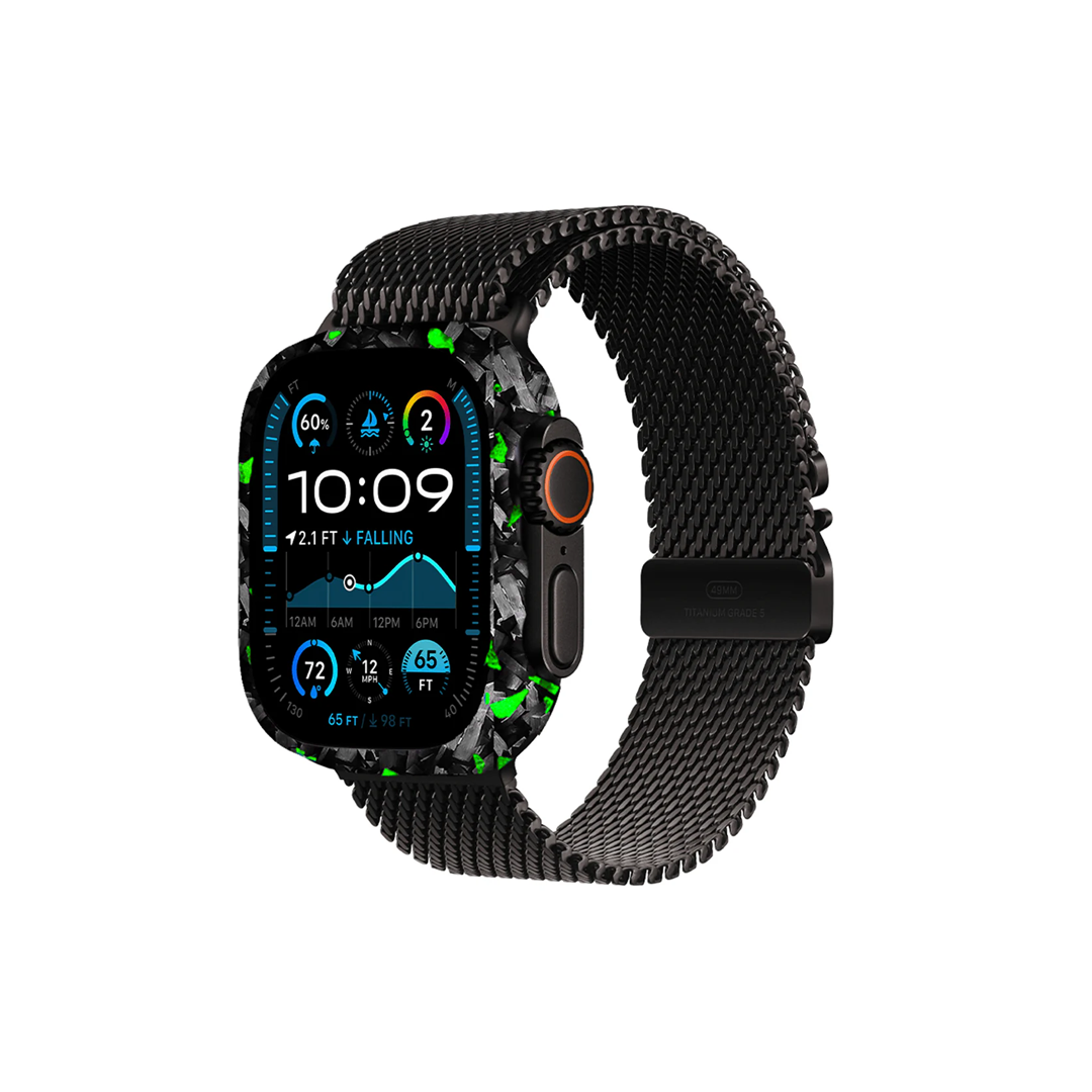 Apple Watch - Capa Carbono Forjado - Esmeralda