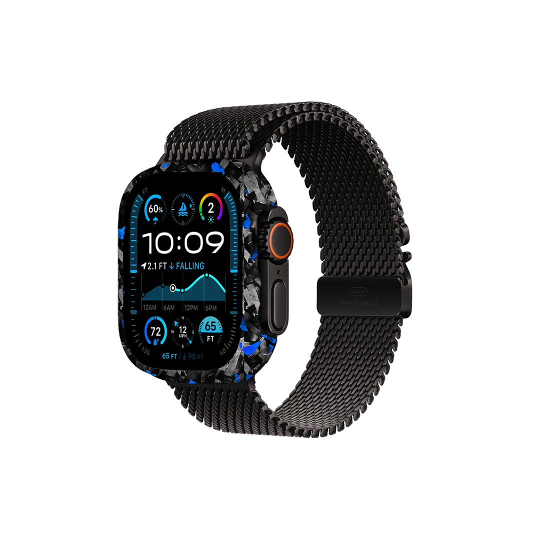 Apple Watch - Capa Carbono Forjado - Safira