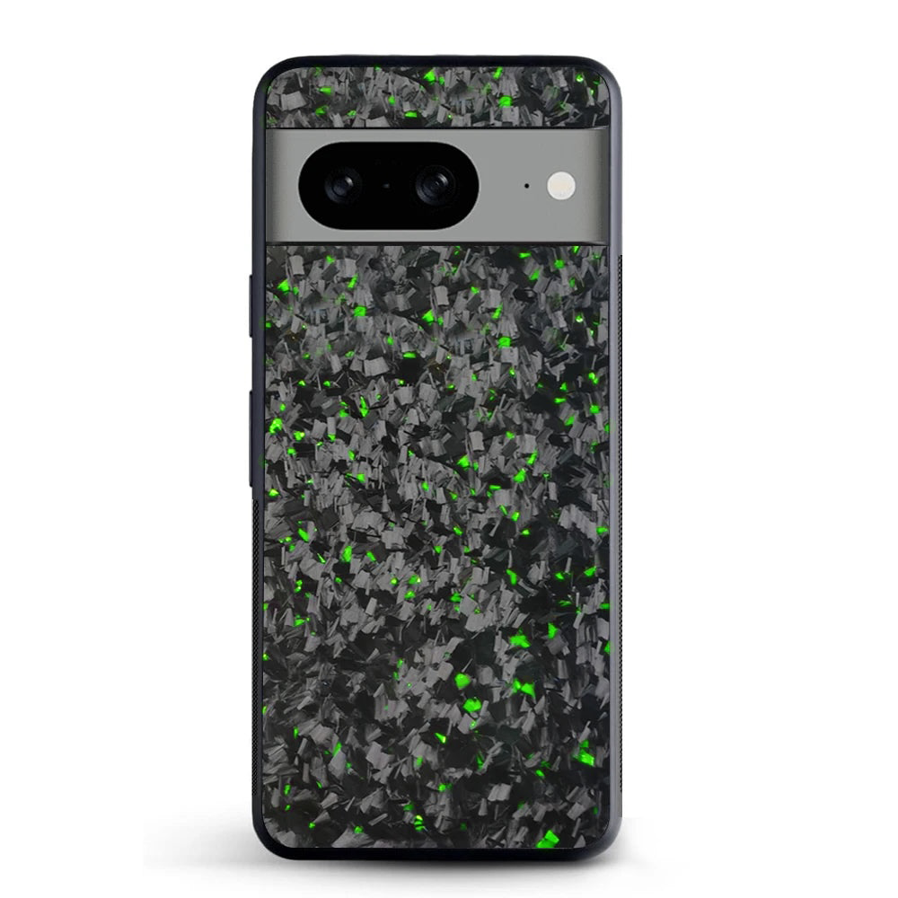 Google Pixel - Capa Carbono Forjado Micro FLEX - Esmeralda