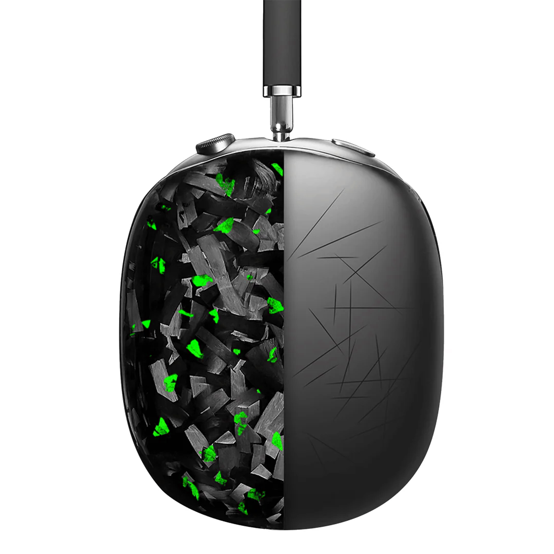 AirPods Max - Capa Carbono Forjado - Esmeralda