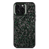 iPhone 15 Plus - Capa Carbono Forjado Micro EVO - Esmeralda
