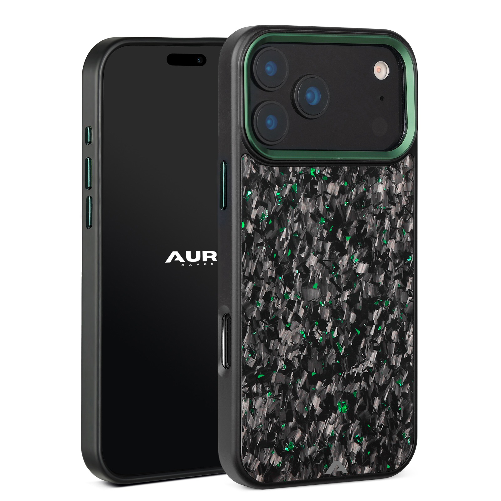 iPhone - Capa Carbono Forjado Micro EVO - Esmeralda