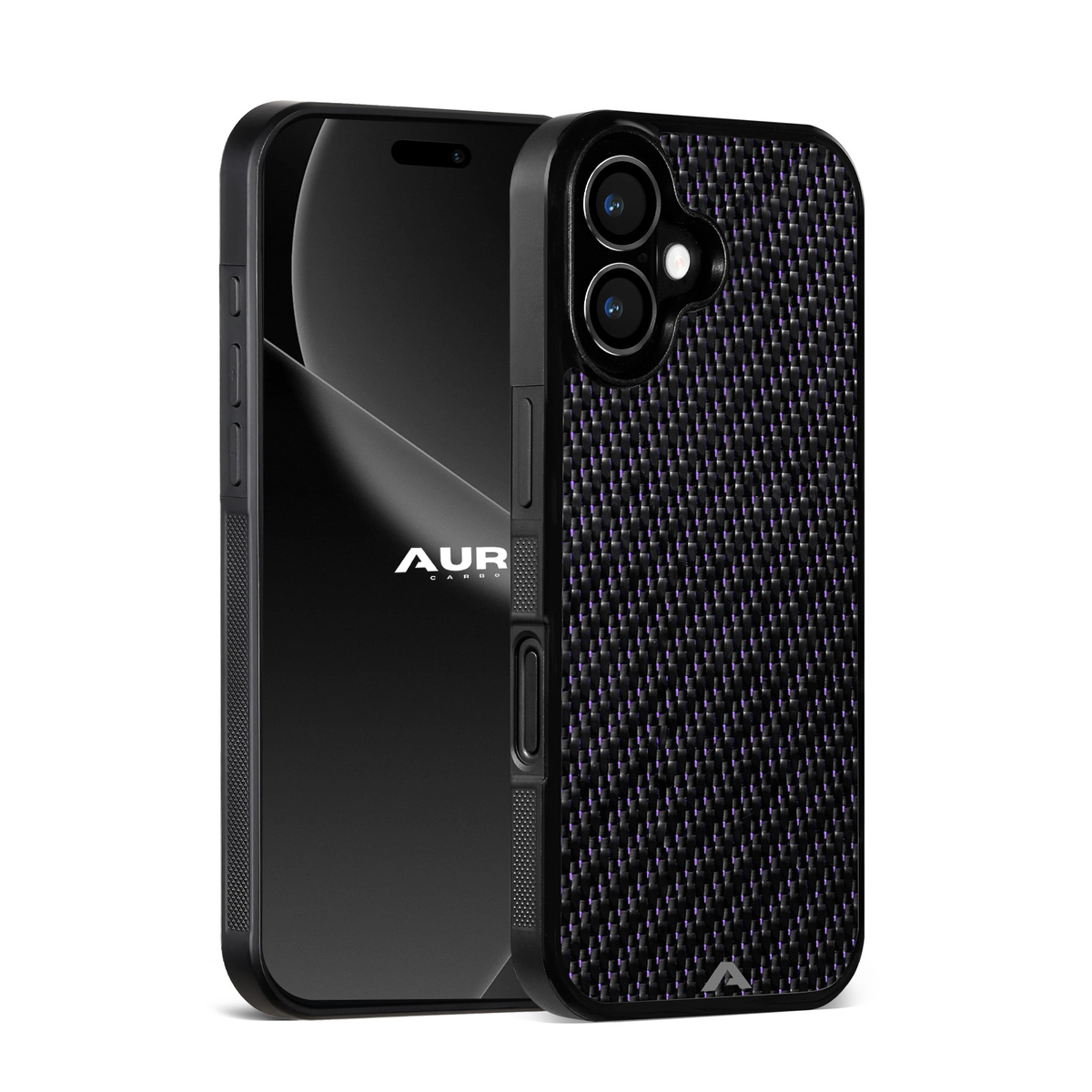 iPhone 18 Pro Max - Capa Fibra de Carbono FLEX - Ametista