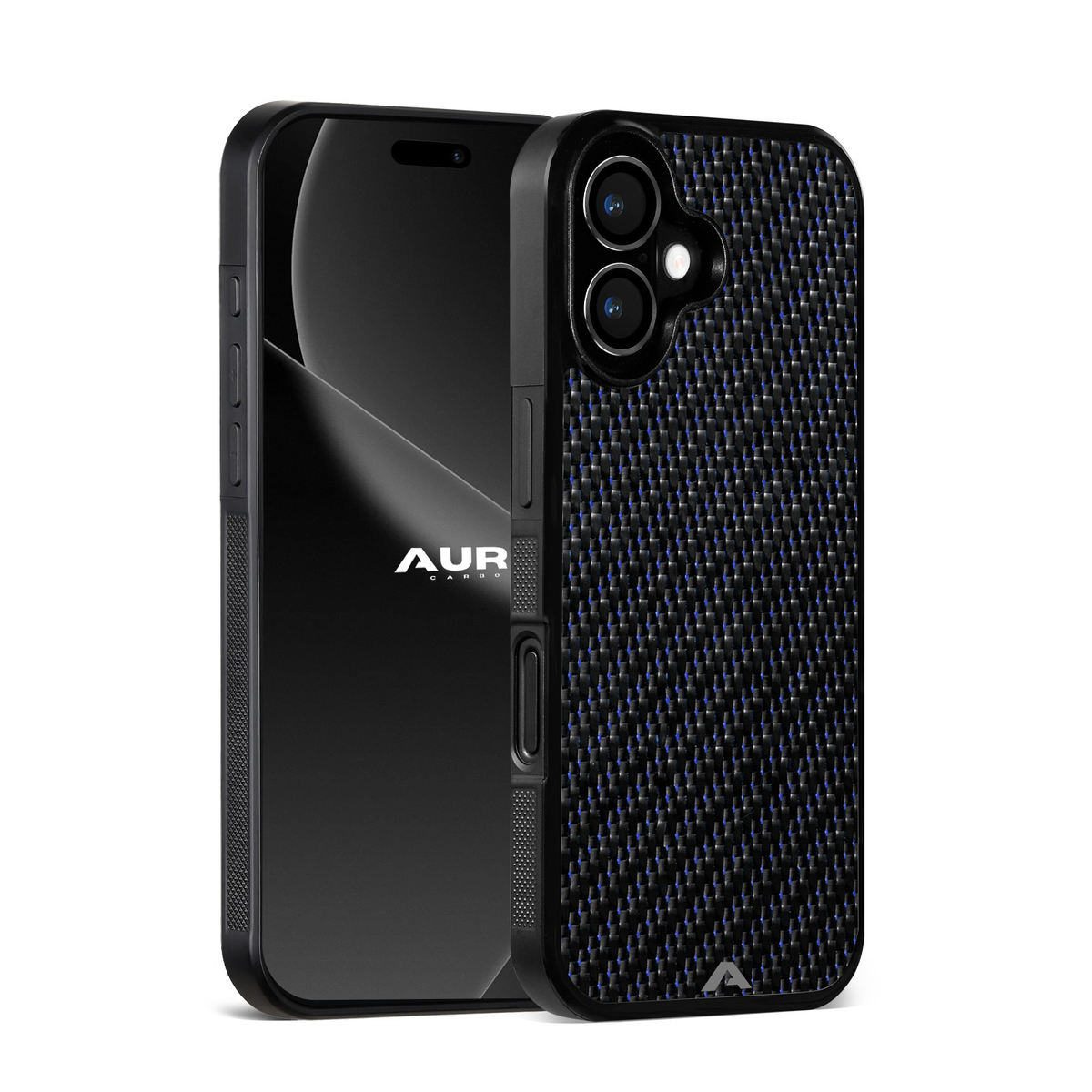 iPhone 18 Pro Max - Capa Fibra de Carbono FLEX - Safira