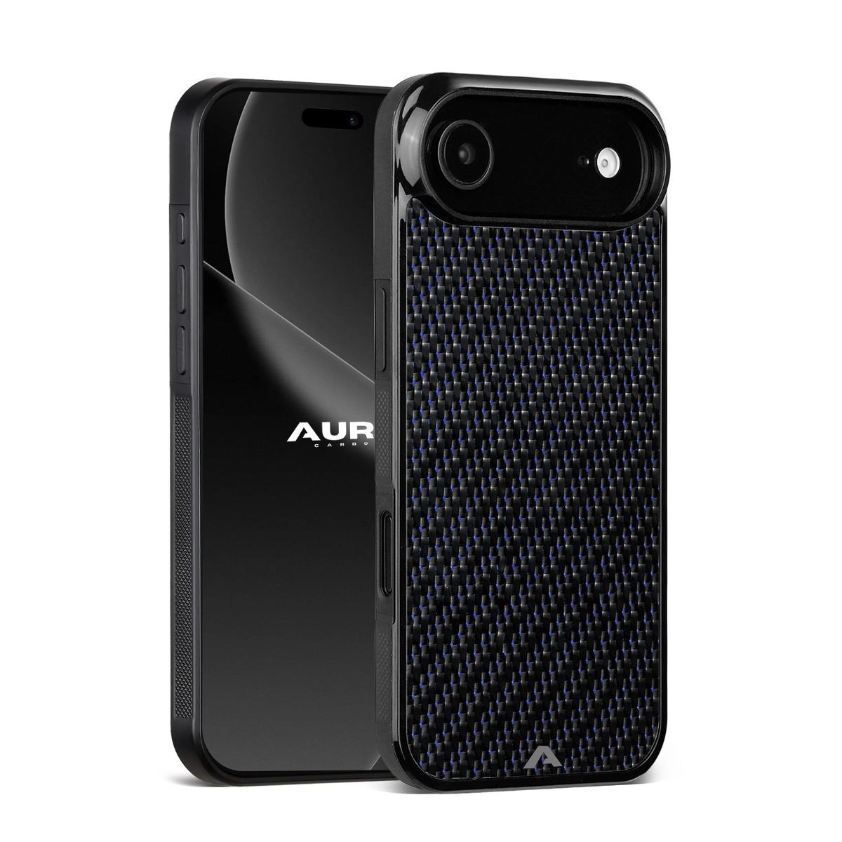 iPhone 18 Pro Max - Capa Fibra de Carbono FLEX - Safira