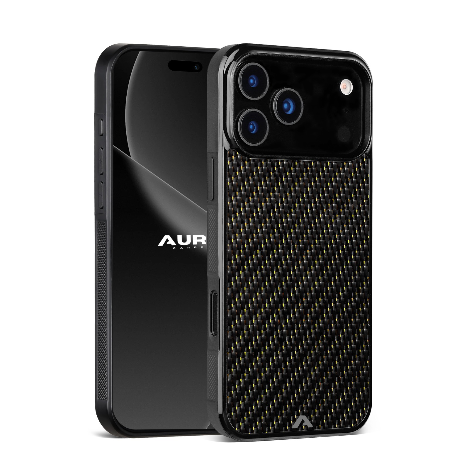iPhone - Capa Fibra de Carbono FLEX - Ouro