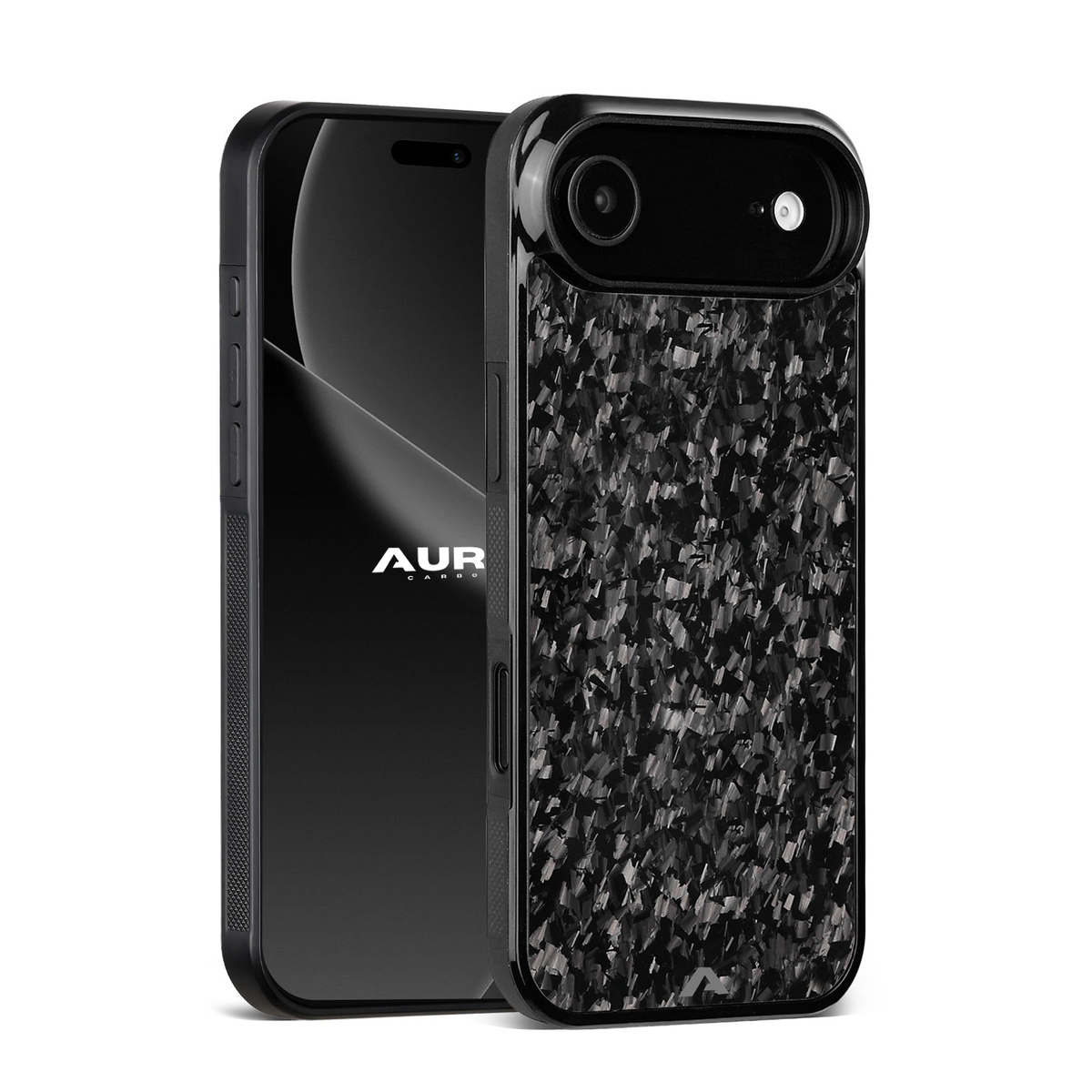 iPhone 16 - Capa Carbono Forjado Micro FLEX - Obsidiana