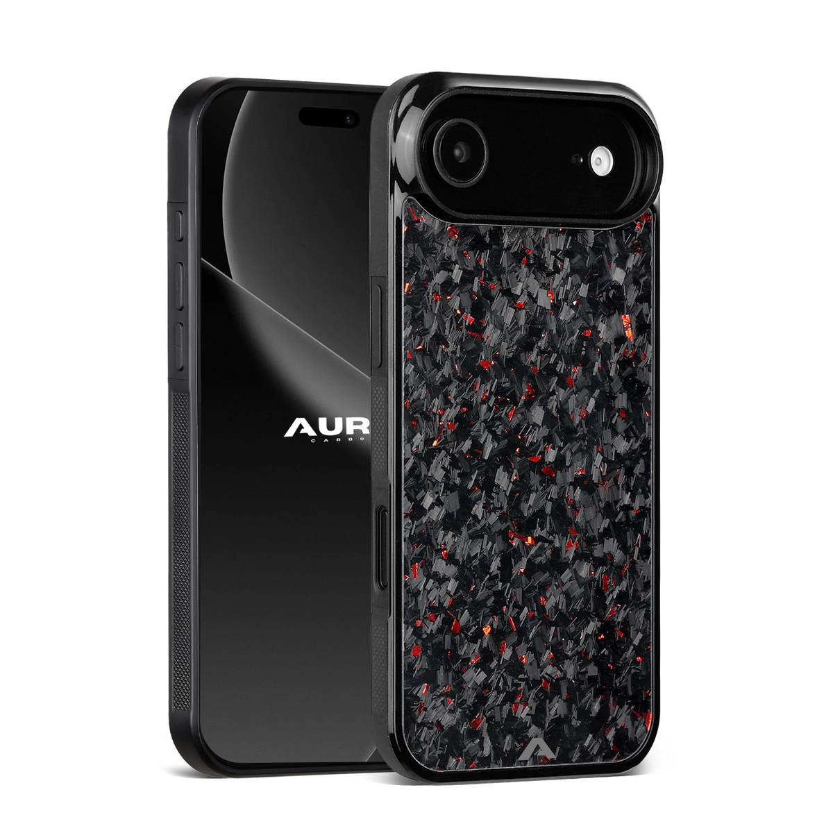 iPhone 13 Pro - Capa Carbono Forjado Micro FLEX - Rubi