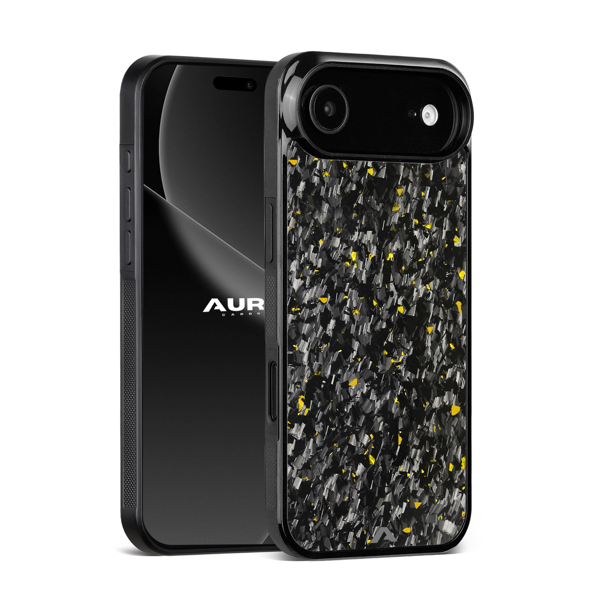 iPhone 16 Plus - Capa Carbono Forjado Micro FLEX - Ouro