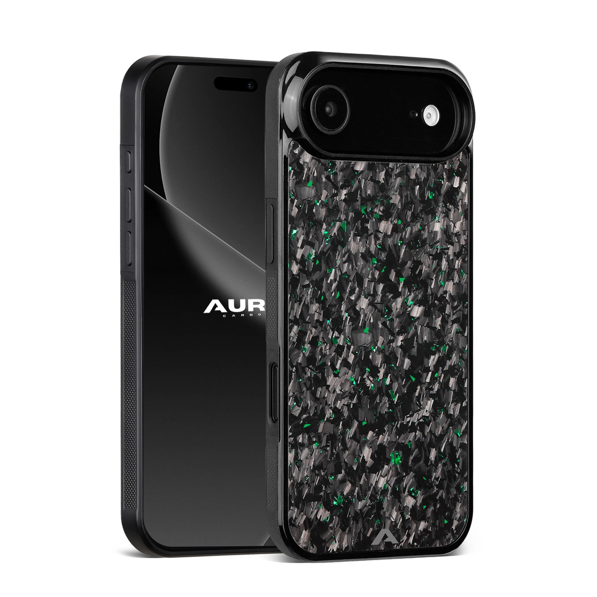 iPhone 16 Plus - Capa Carbono Forjado Micro FLEX - Esmeralda