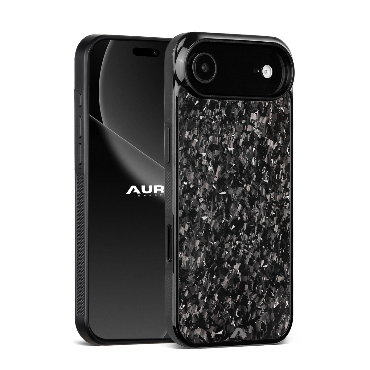 iPhone 16 Plus - Capa Carbono Forjado Micro FLEX - Prata