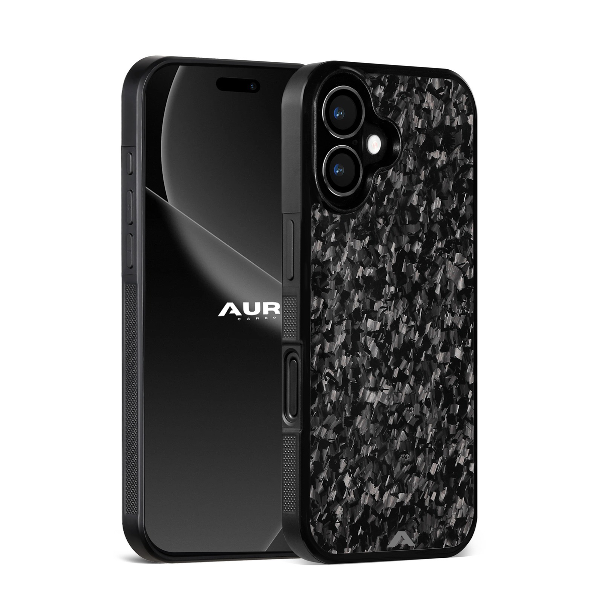 iPhone 16 - Capa Carbono Forjado Micro FLEX - Obsidiana