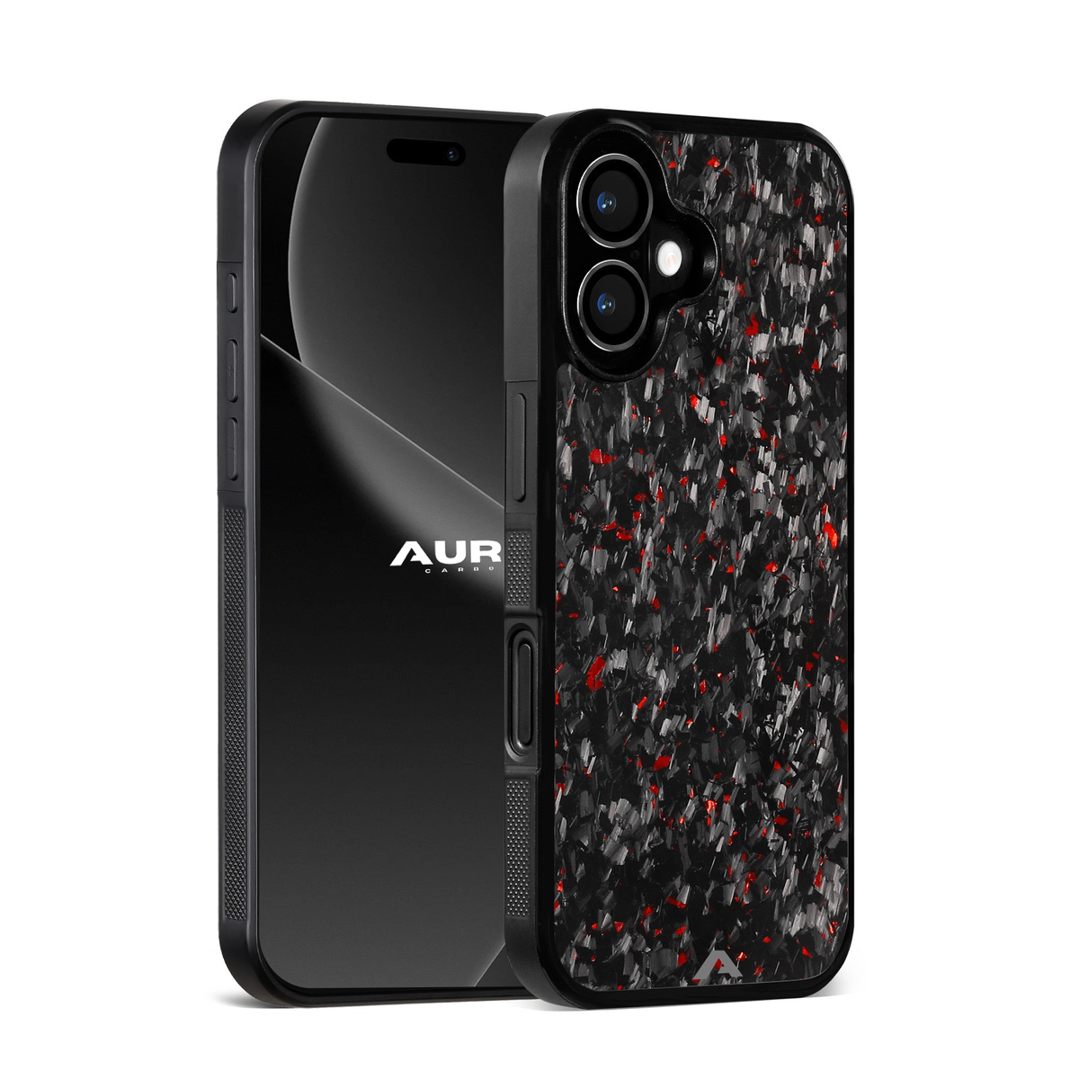iPhone 13 Pro - Capa Carbono Forjado Micro FLEX - Rubi