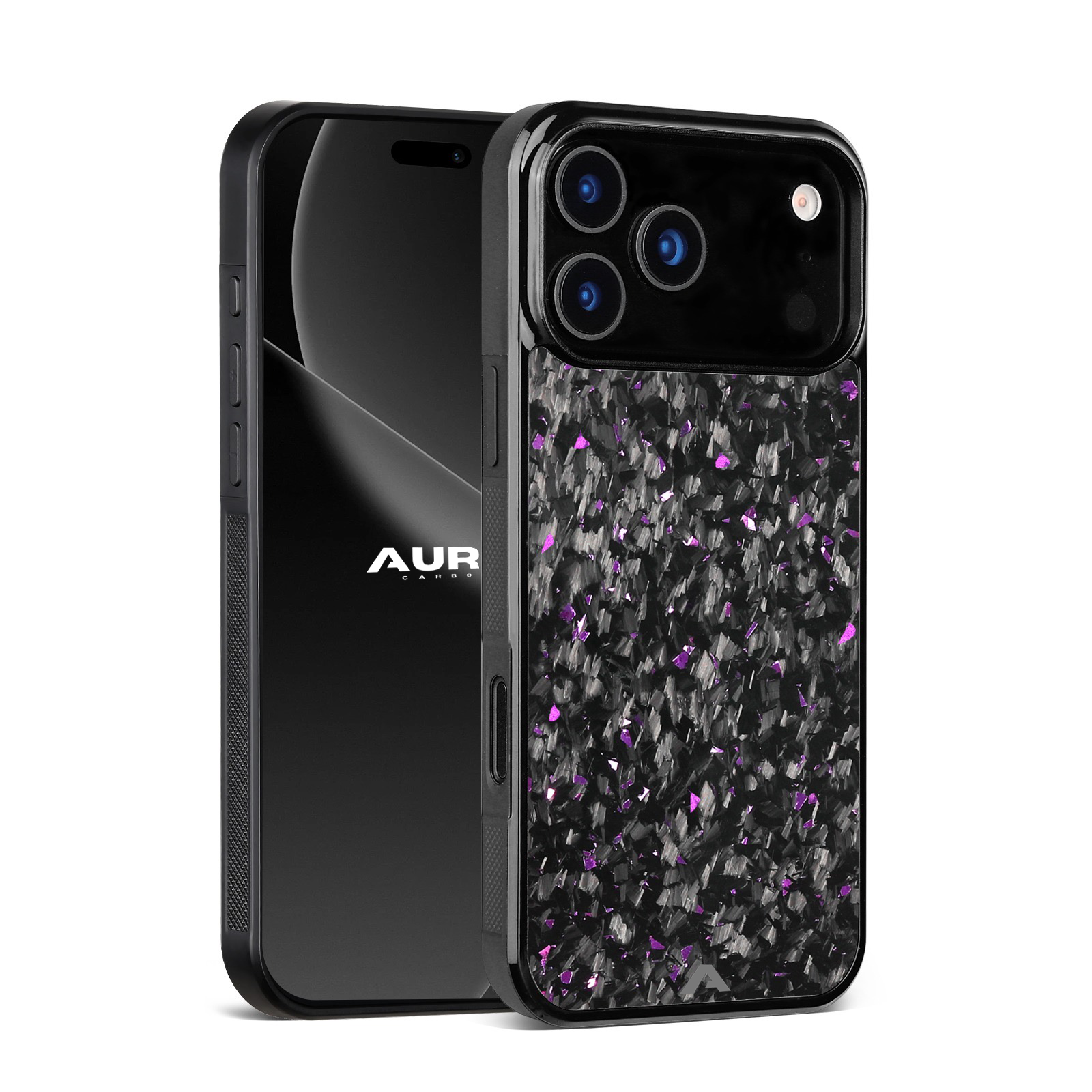 iPhone - Capa Carbono Forjado Micro FLEX - Ametista