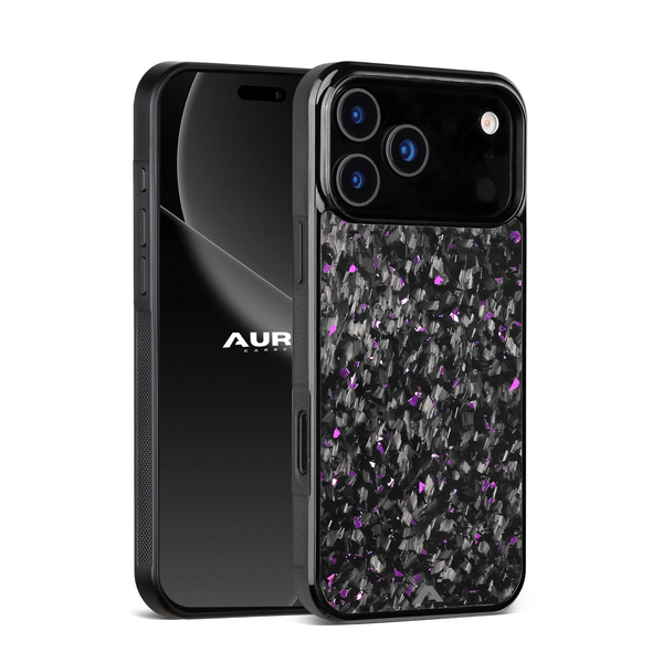 iPhone - Capa Carbono Forjado Micro FLEX - Ametista