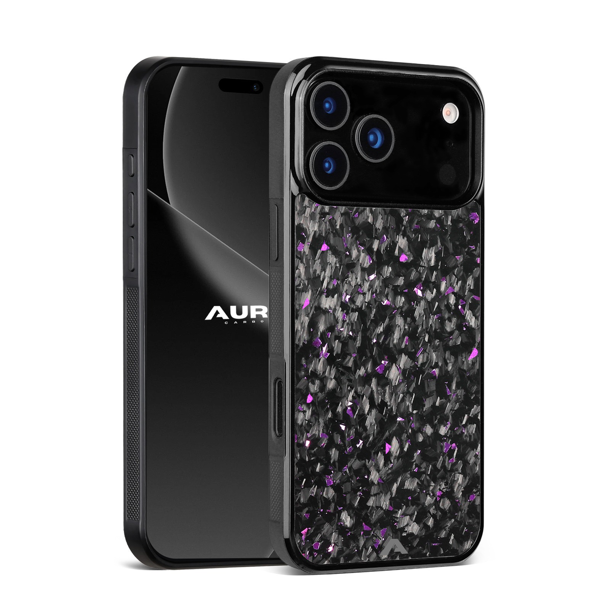 iPhone - Capa Carbono Forjado Micro FLEX - Ametista