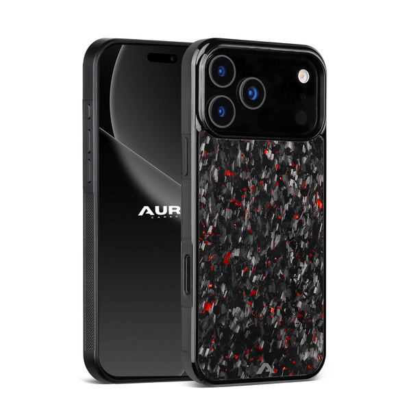 iPhone - Capa Carbono Forjado Micro FLEX - Rubi