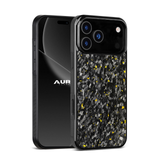 iPhone - Capa Carbono Forjado Micro FLEX - Ouro