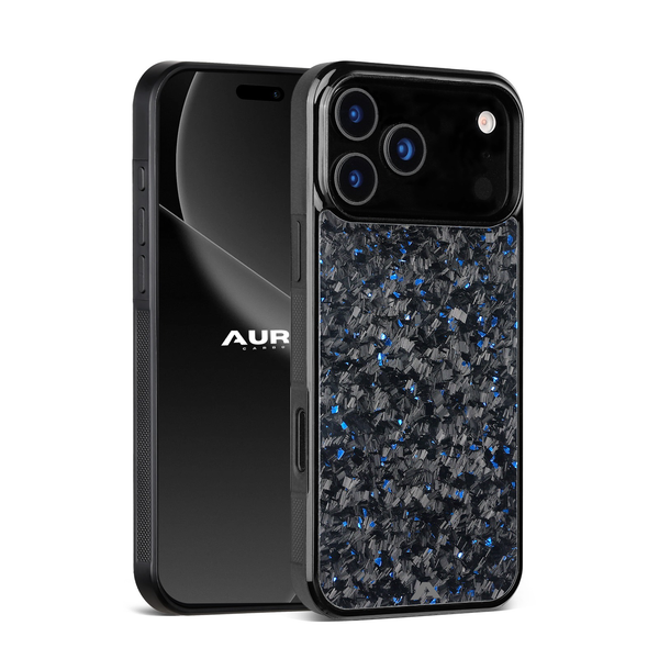 iPhone - Capa Carbono Forjado Micro FLEX - Safira