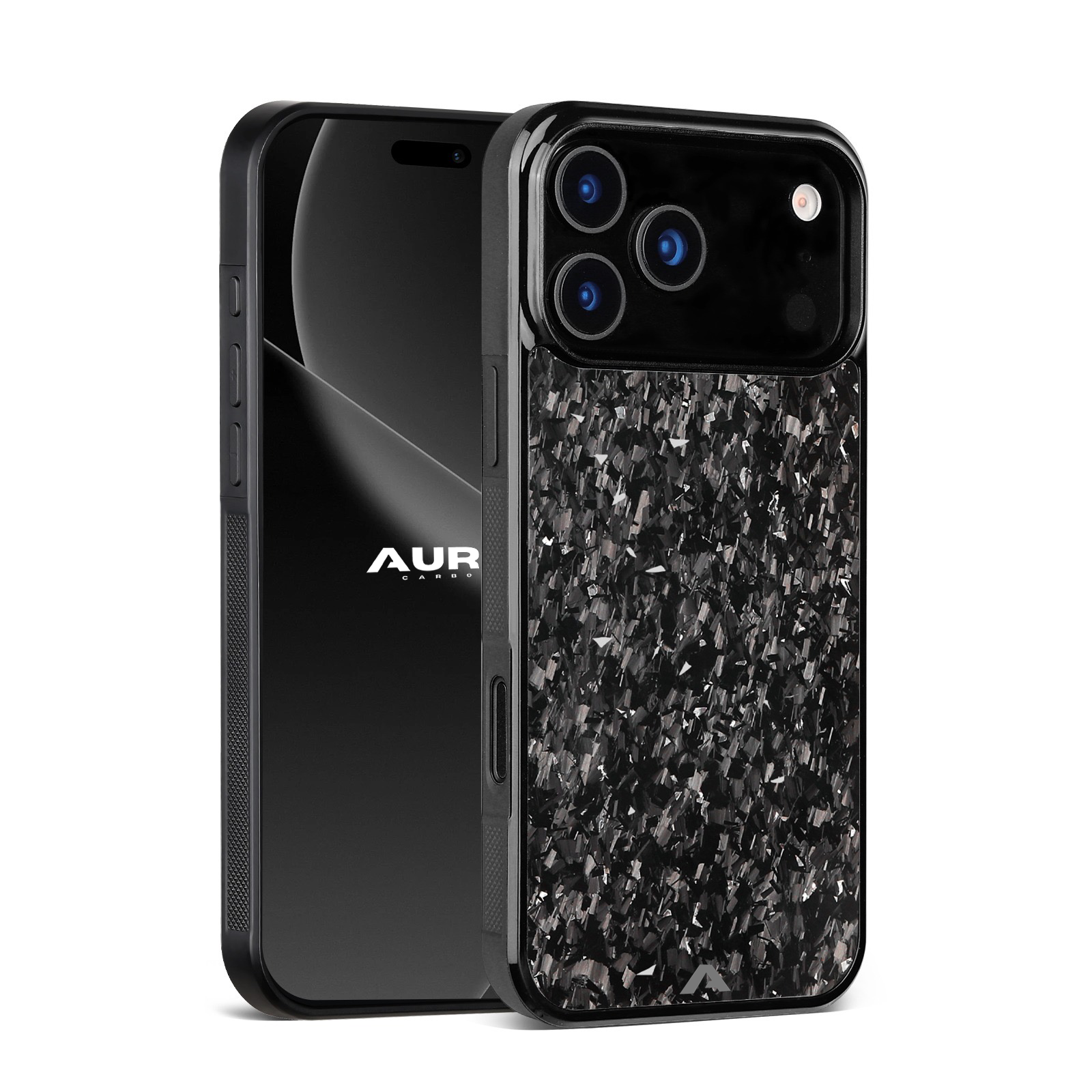 iPhone - Capa Carbono Forjado Micro FLEX - Prata